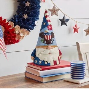 Jim Shore Gnome Of The Free - Patriotic Gnome New